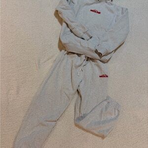 White Fox Boutique Gray Track Pants & Joggers